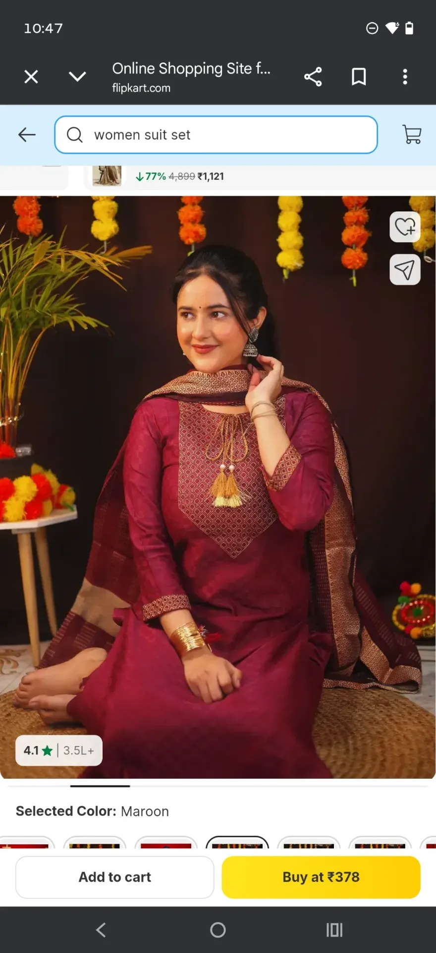 woman silk suit