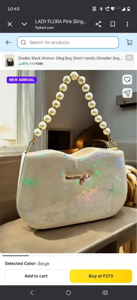 elegant handbags (white)
